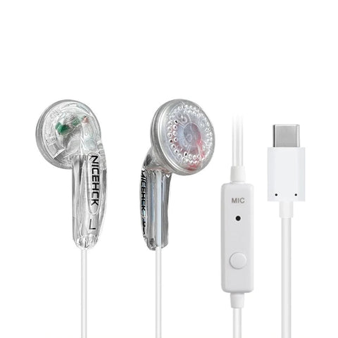 Buy clear NICEHCK - Traceless Wired Earphone