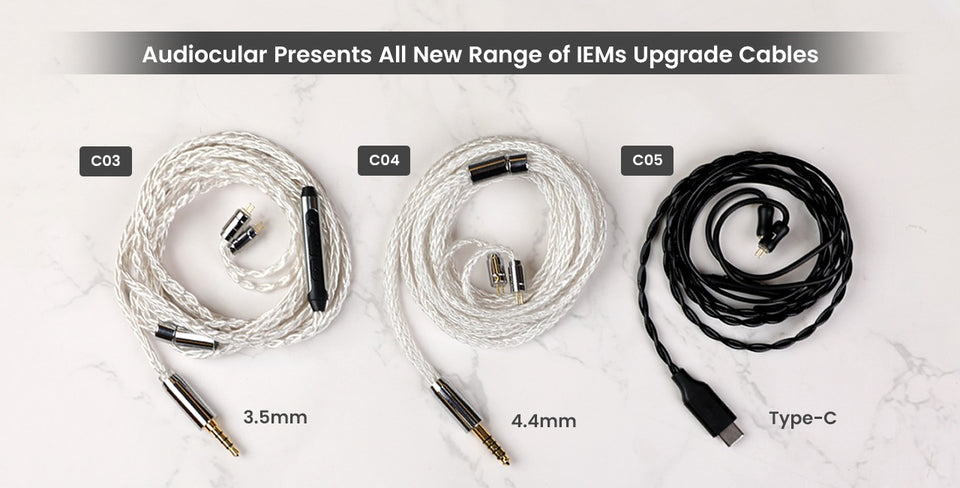 Audiocular Presents all new range of IEMs Upgrade Cables