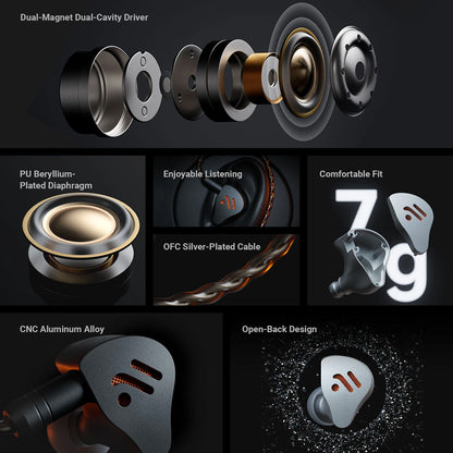 Fosi Audio – IM4 Single DD Open Back In-Ear Monitor