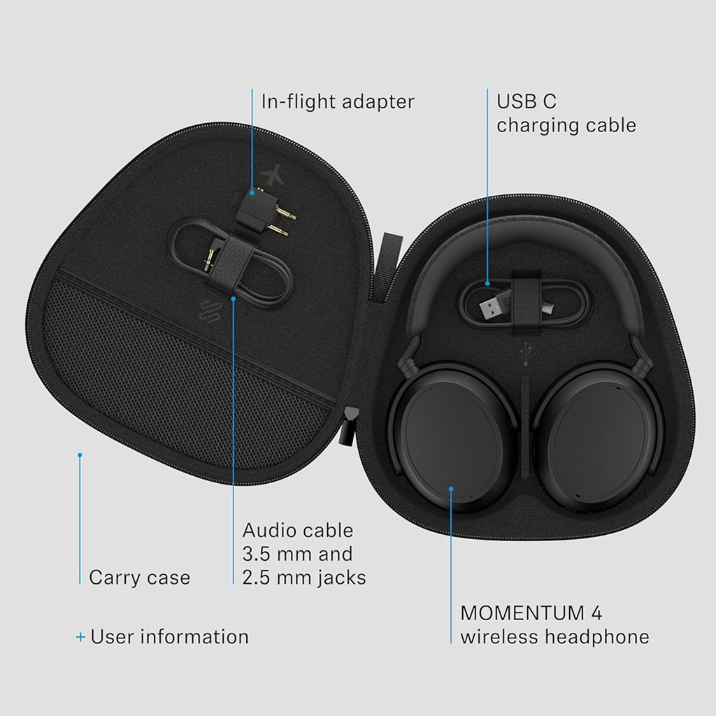 Sennheiser – Momentum 4 Wireless BT 5.2 Headphones