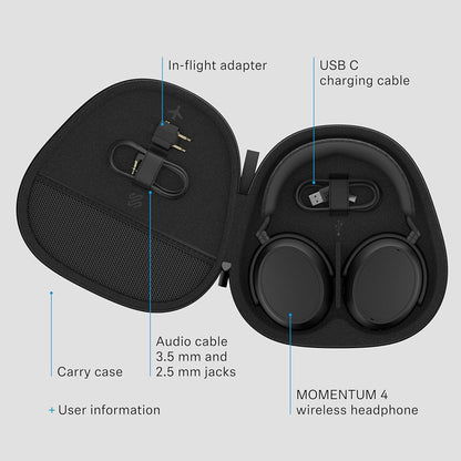 Sennheiser – Momentum 4 Wireless BT 5.2 Headphones