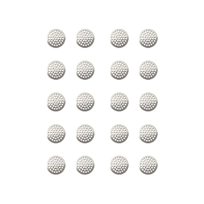 AUDIOCULAR nozzle filters displayed in rows