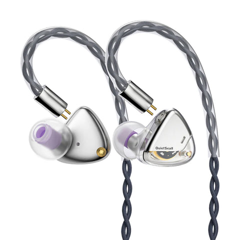Buy silver ROSESELSA QuietSea II 10mm Single DD IEM