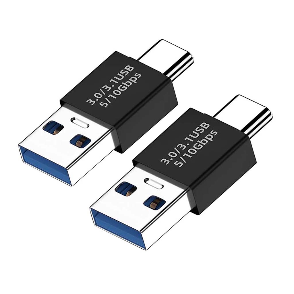 TECPHILE Type C to USB A Converter for Laptop, Tablet