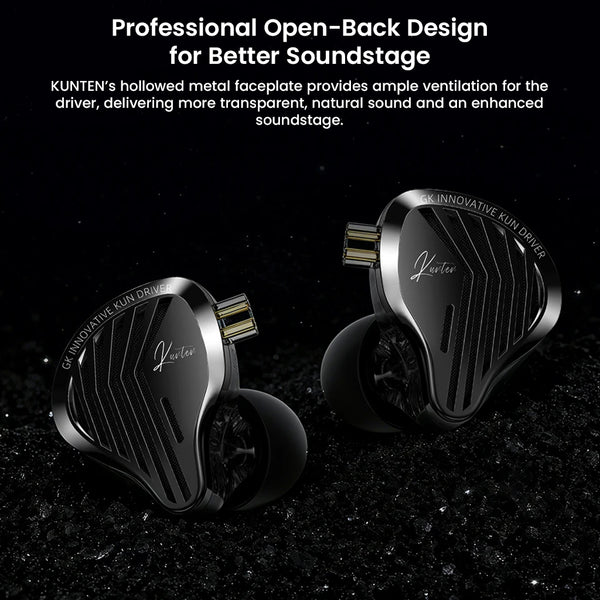GK- KUNTEN 10mm Super-Linear DD Driver IEM - 12