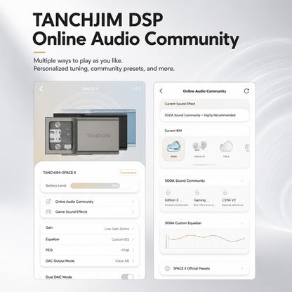 TANCHJIM - Space II Dual CS43131 Portable USB DAC & Amp