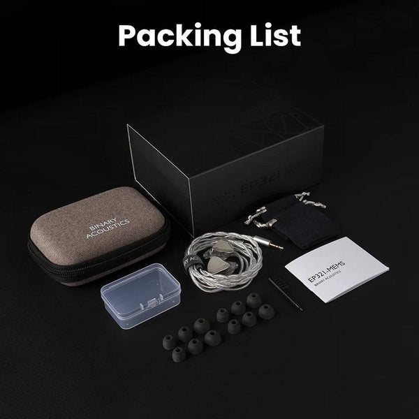 BINARY – EP321 MEMS 2DD + 3BA + 1 MEMS Tribrid Drivers In Ear Monitor - 12