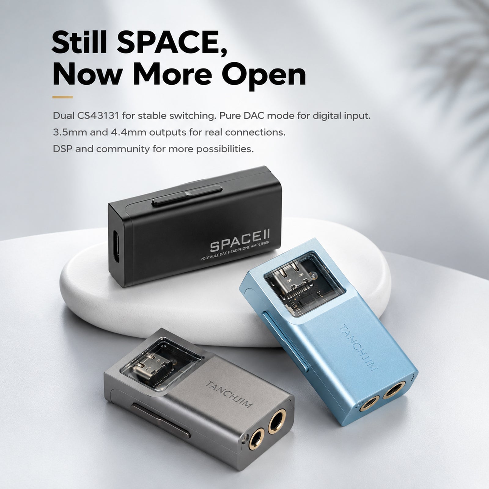 TANCHJIM - Space II Dual CS43131 Portable USB DAC & Amp
