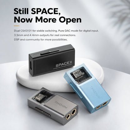 TANCHJIM - Space II Dual CS43131 Portable USB DAC & Amp