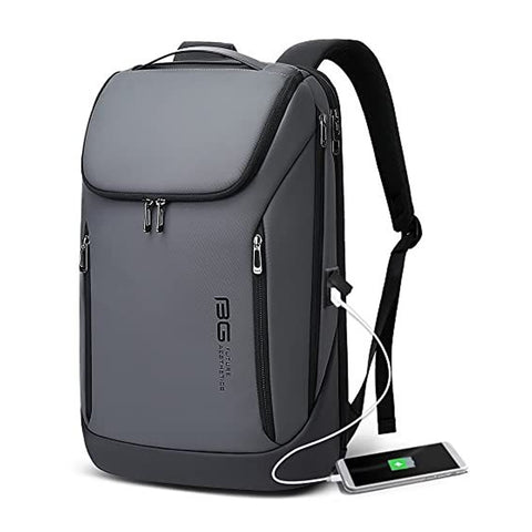 Buy grey BANGE - 2517 Smart Travel Backpack with Charging Port
