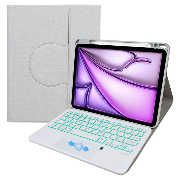 HD209T iPad 10th Gen Keyboard Case 360° Rotating & Transparent - 25