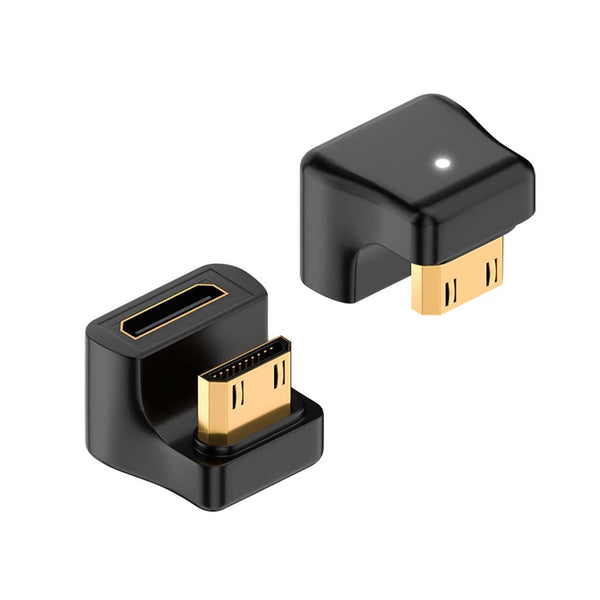 TECPHILE – U Shape Mini HDMI to HDMI 8K Adapter - 11