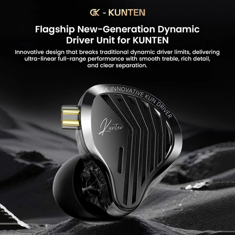 GK- KUNTEN 10mm Super-Linear DD Driver IEM - 0