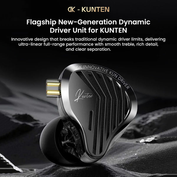 GK- KUNTEN 10mm Super-Linear DD Driver IEM - 2