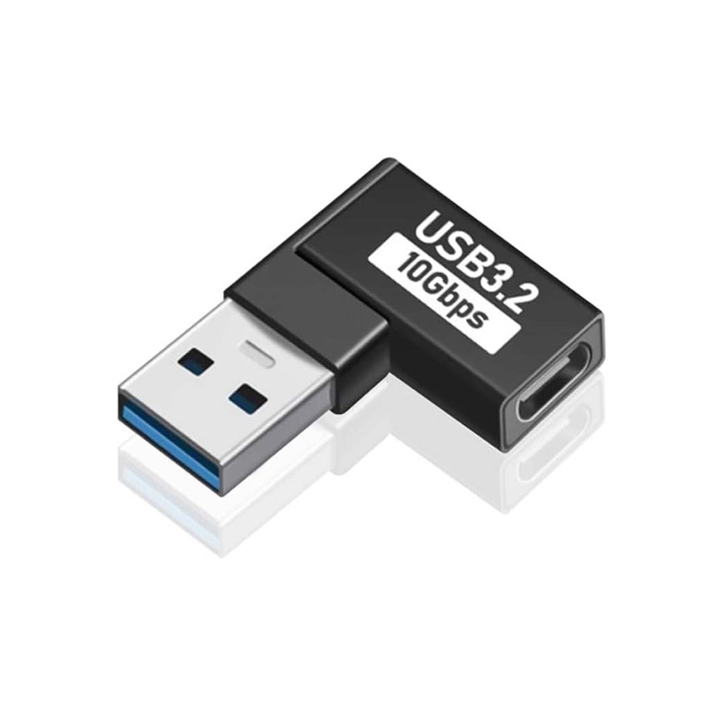 TECPHILE USB 3.2 OTG Adapter with USB-A male to USB-C female port for fast data transfer and universal device compatibility.