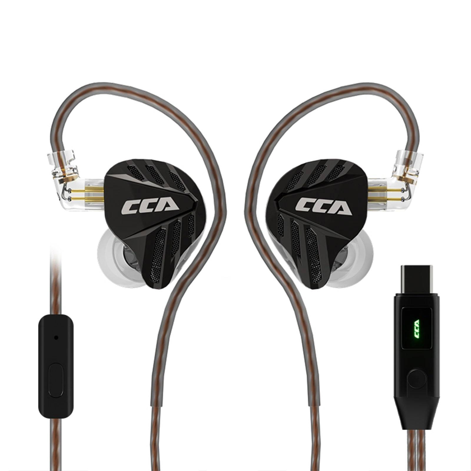 CCA Falcon IEMs with copper-colored cables