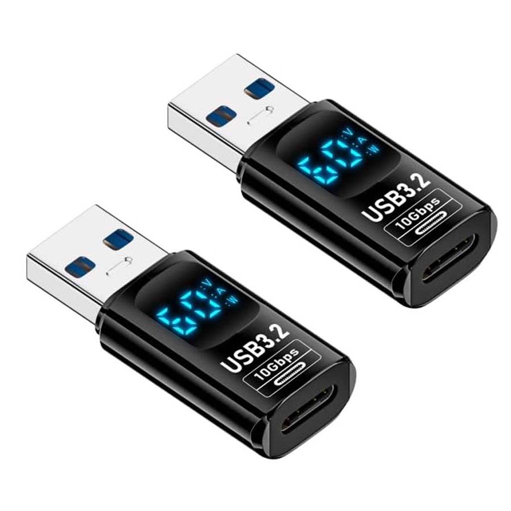 Tecphile CA101 display Adapter Black CF USB A Male PACK OF 2