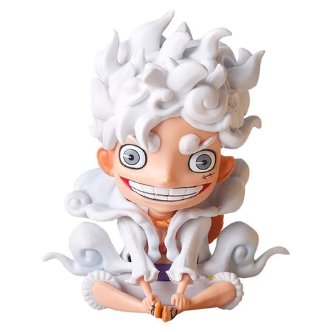 Anime Action Figures Naruto, Kakashi, Luffy, Nezuko Bobblehead Toy - 0