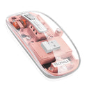 TECPHILE – M133 Transparent Multi Device Wireless Mouse - 19