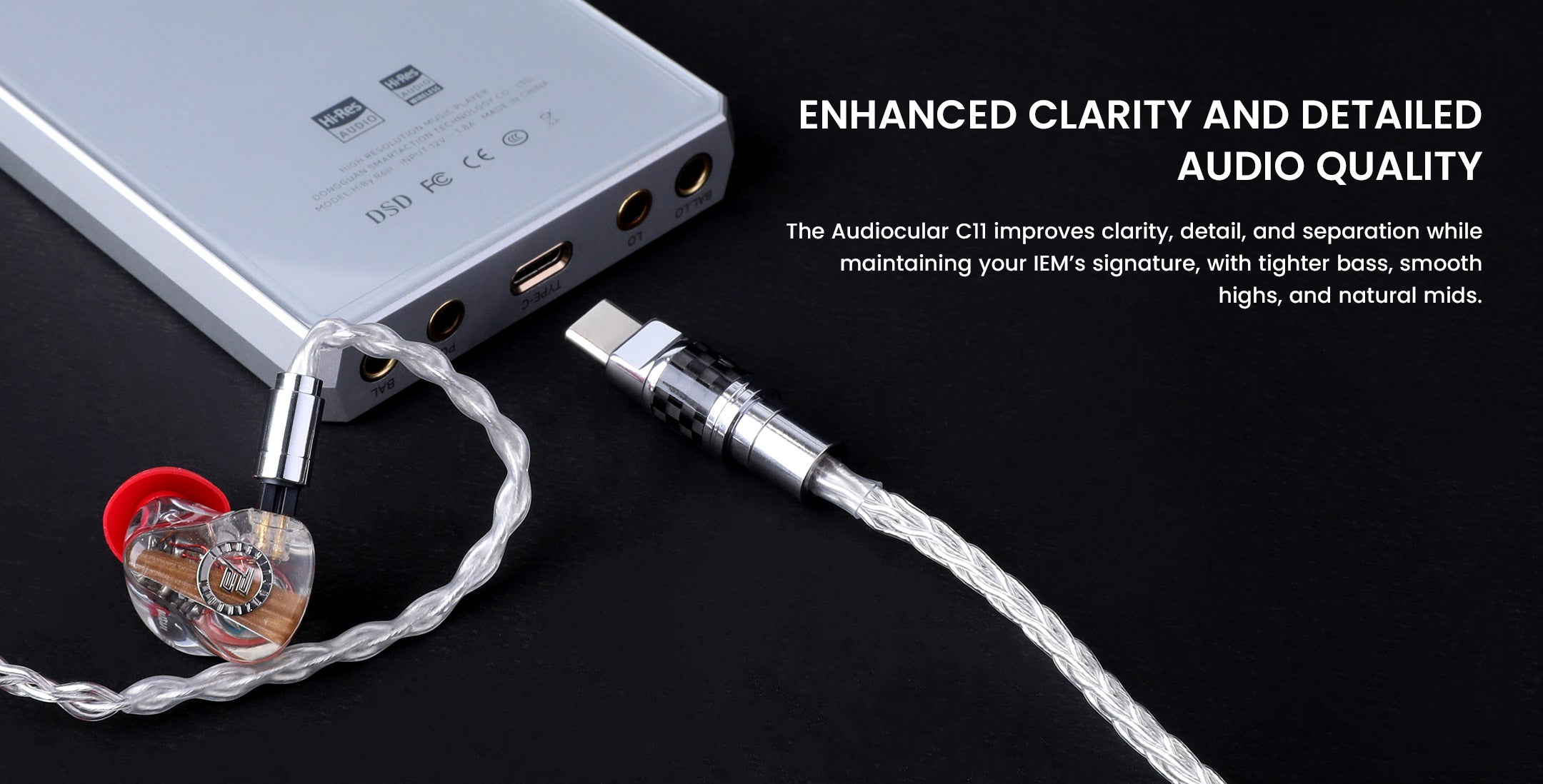 ALO audio SXC 8 IEM Cable 4.4mm-MMCX ALO audio SXC 8 IEM Cable MMCX-