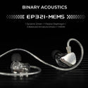 BINARY – EP321 MEMS 2DD + 3BA + 1 MEMS Tribrid Drivers In Ear Monitor - 2