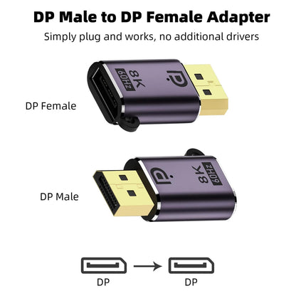 TECPHILE - DisplayPort Adapter 8K@60Hz