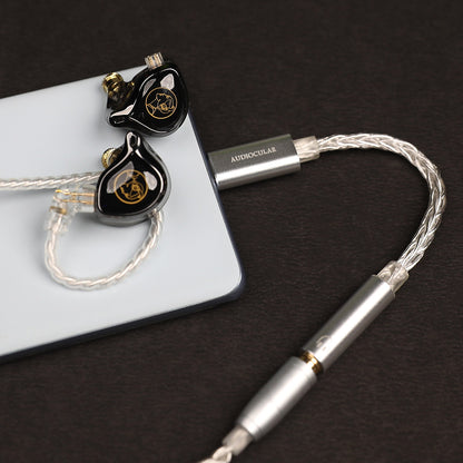 Audiocular LEX and audiocular Dac D07Slim combo without latex eartips