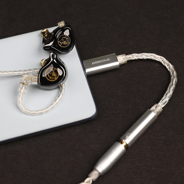 AUDIOCULAR LEX IEM + AUDIOCULAR D07 Slim DAC & Amp - 8