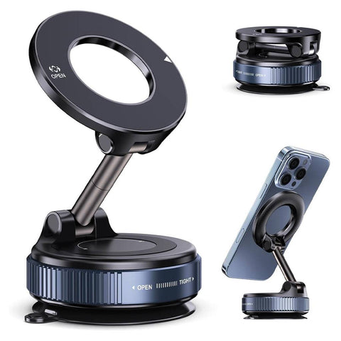 TECPHILE – 360° Adjustable Magnetic Mobile Phone Holder for Car