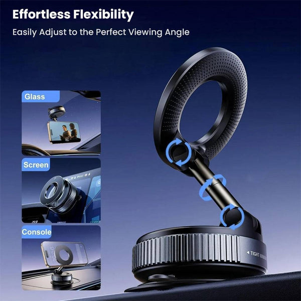 TECPHILE – 360° Adjustable Magnetic Mobile Phone Holder for Car - 4