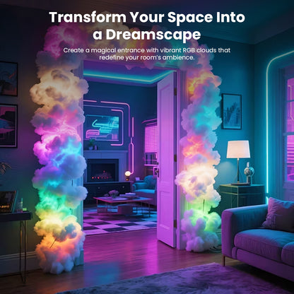 TECPHILE -  3D Customizable DIY Cloud Light with App & Remote Control