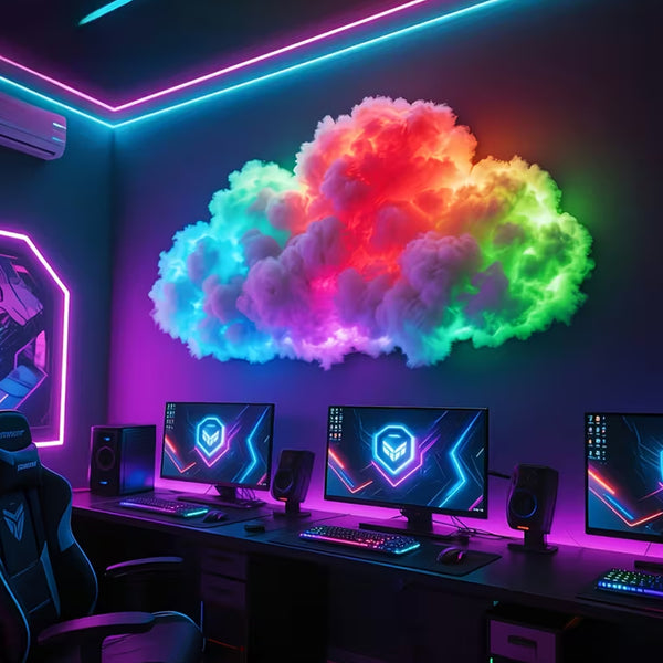 TECPHILE -  3D Custombizable DIY Cloud Light with App & Remote Control - 5
