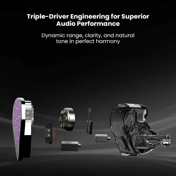 BINARY – EP321 MEMS 2DD + 3BA + 1 MEMS Tribrid Drivers In Ear Monitor - 3