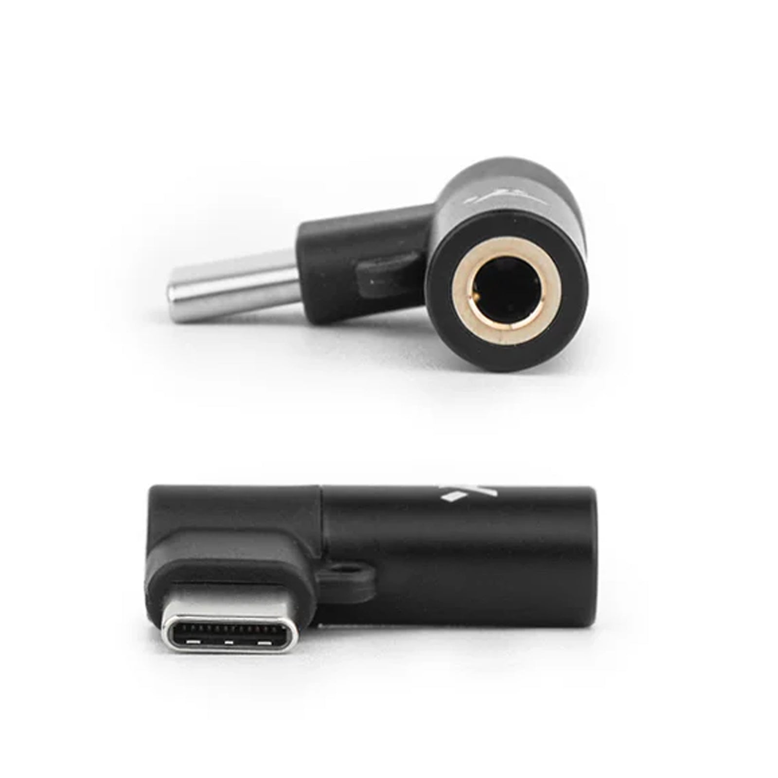 Black TRUTHEAR KeyX portable DAC/AMP with USB-C and 3.5mm audio jack, featuring sleek black finish and branding, SKU: Trther-KEYX-DAC-Blk