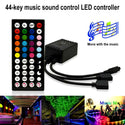 TECPHILE - 4 Pin RGB LED Strip Light IR Music Controller - 2