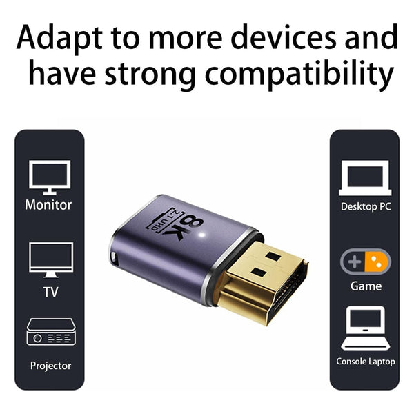 TECPHILE - 8K UHD HDMI 2.1 Converter Adapter - 6