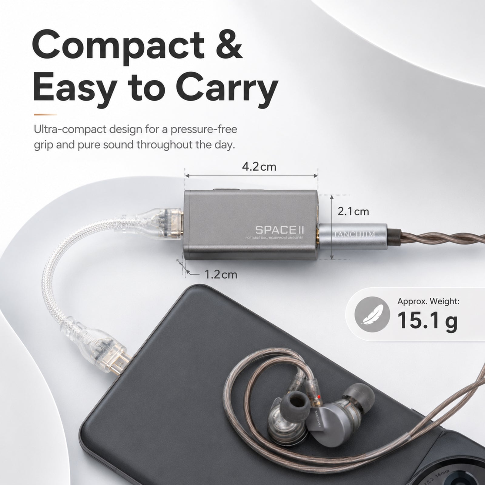 TANCHJIM - Space II Dual CS43131 Portable USB DAC & Amp