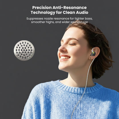 AUDIOCULAR precision anti-resonance technology for clean audio