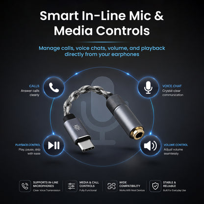 Detailed view of the Kiwi Ears AD1 Pro with features like high output power, crystal-clear voice chat, and noise floor reduction, displayed on a dark background