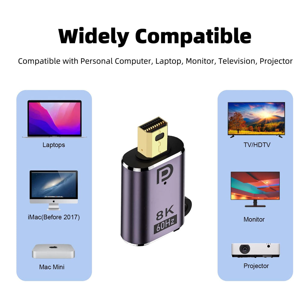 TECPHILE - DisplayPort Adapter 8K@60Hz