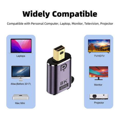 TECPHILE - DisplayPort Adapter 8K@60Hz