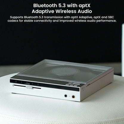Wireless Bluetooth 5.3 audio receiver with aptX support