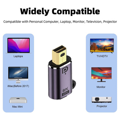 TECPHILE - DisplayPort Adapter 8K@60Hz