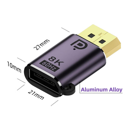 TECPHILE - DisplayPort Adapter 8K@60Hz