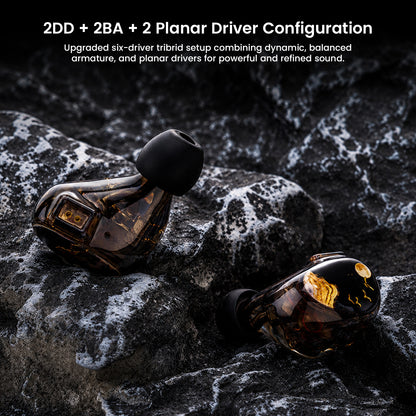 Kinera - Celest Phoenixcall 2.0 2DD + 2BA + 2 Planar Drivers IEMs