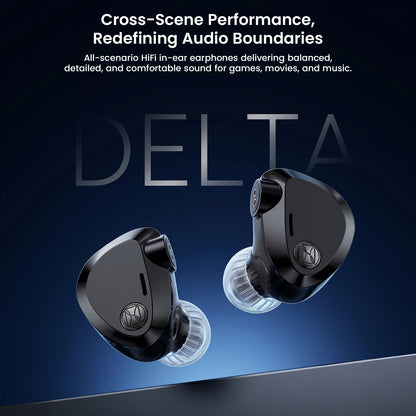 Close-up of in-ear monitors with internal components exposed