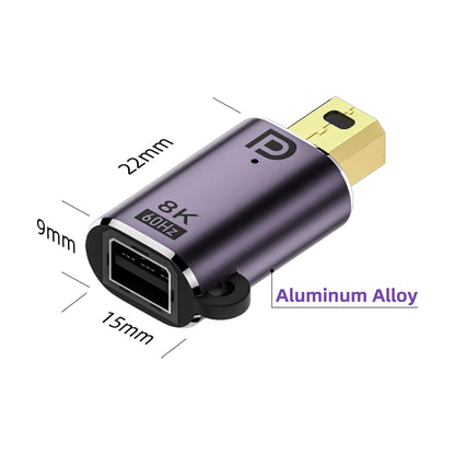 TECPHILE - DisplayPort Adapter 8K@60Hz