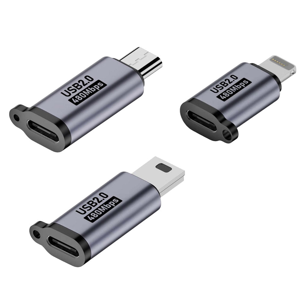 TECPHILE- Type-C USB 2.0 OTG Adapter Connector
