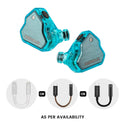 7HZ x Crinacle Zero 2 IEM (Blue) + AUDIOCULAR D07 Slim DAC & Amp - 1