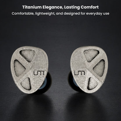 Pure titanium craftsmanship with durable and elegant shell design